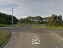 The Newtown roundabout near Penzance The Newtown roundabout near Penzance